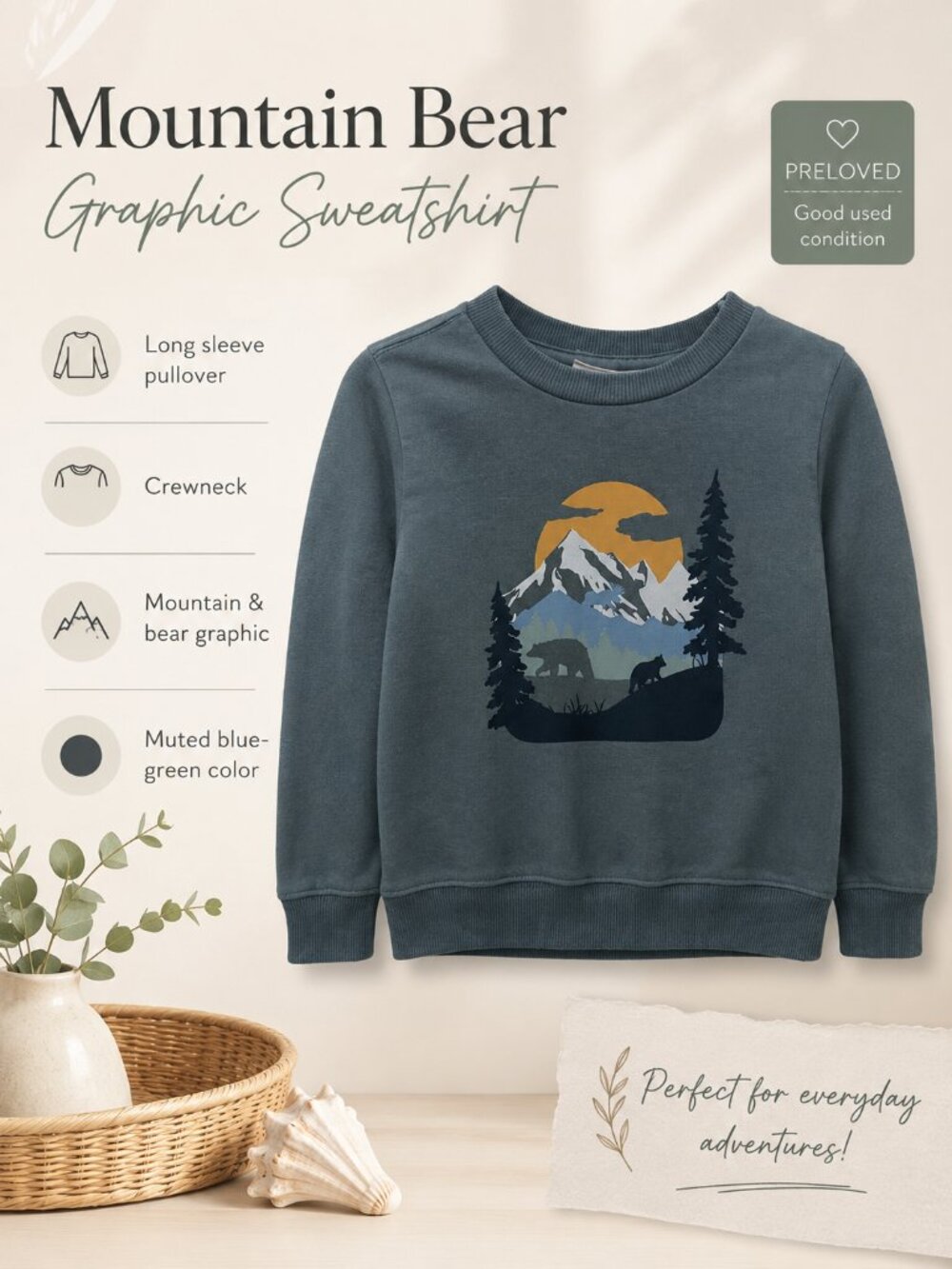 Mountain Bear Sweatshirt